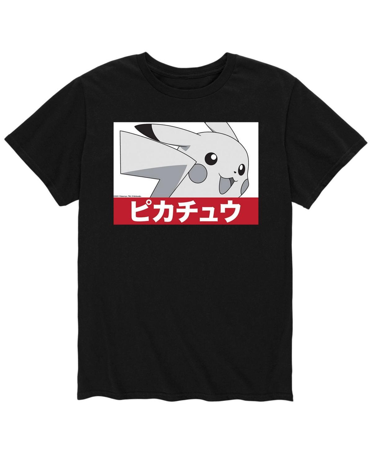 Mens Pokemon Gray Pikachu Tee Product Image