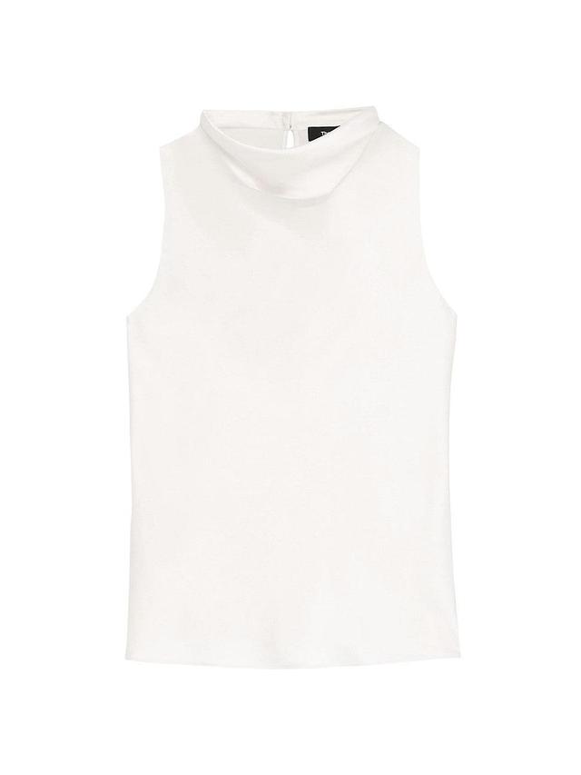 Womens Sleeveless Cowlneck Top Product Image