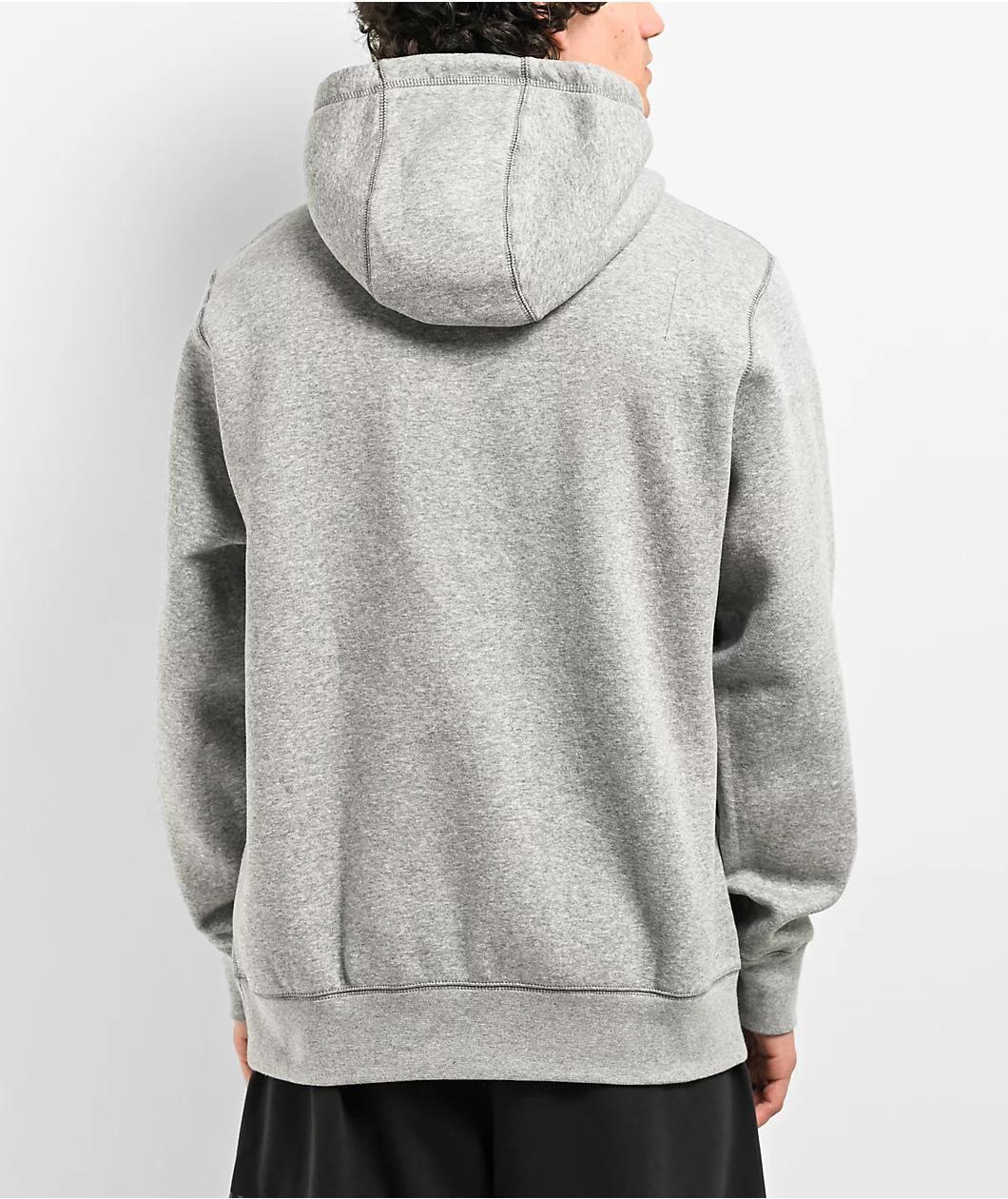 Nike Sportswear Club Fleece BB Heather Grey Hoodie Product Image