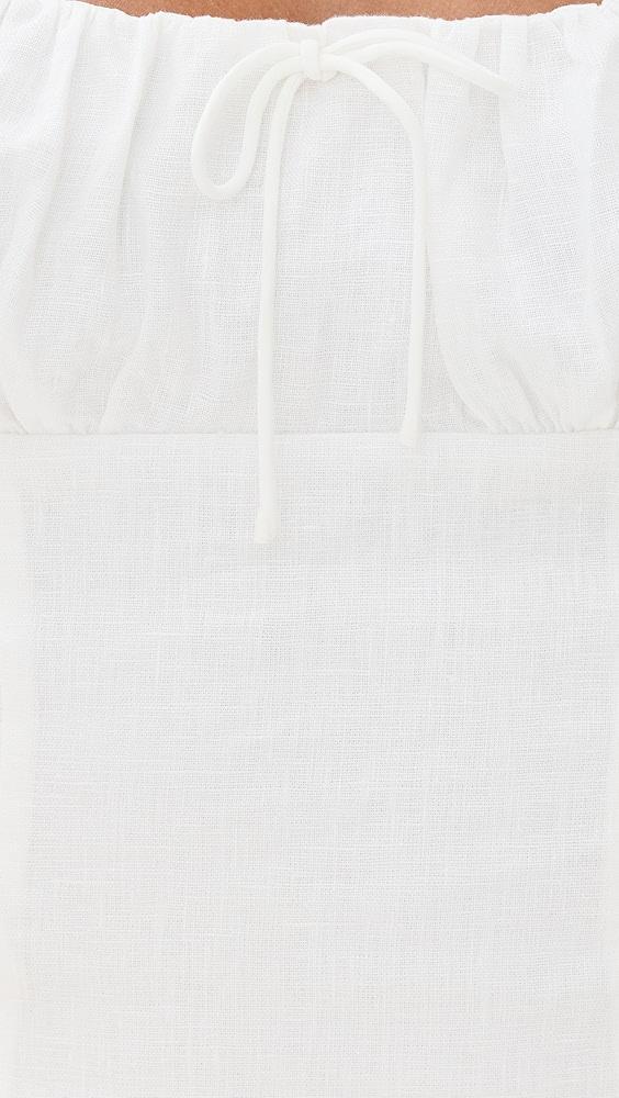 Reformation Balia Linen Top | Shopbop Product Image