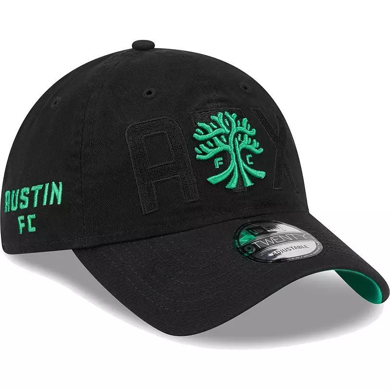 Mens New Era Black Austin Fc Kick Off 9TWENTY Adjustable Hat Product Image