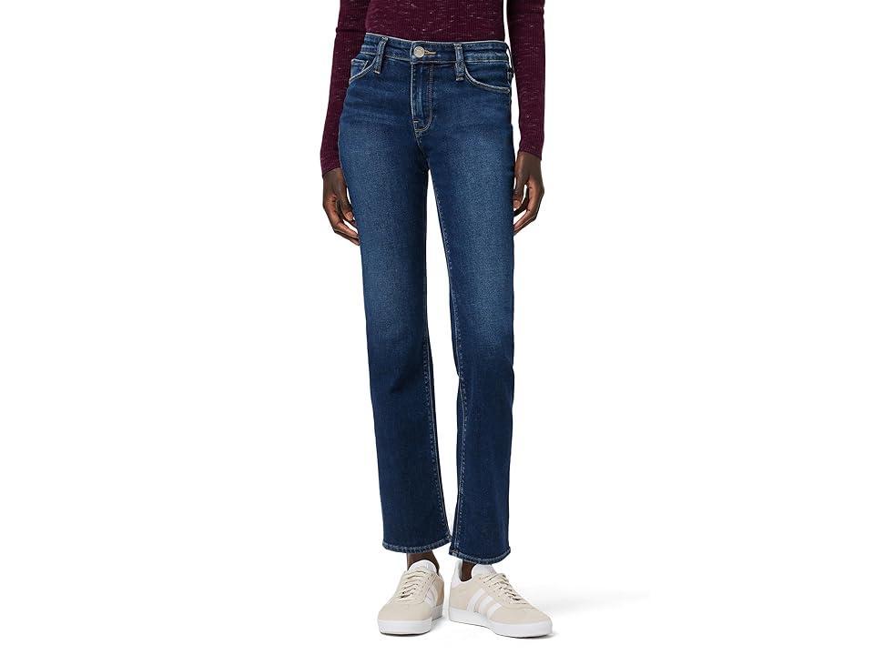 Womens Nico Mid-Rise Straight-Leg Jeans product image