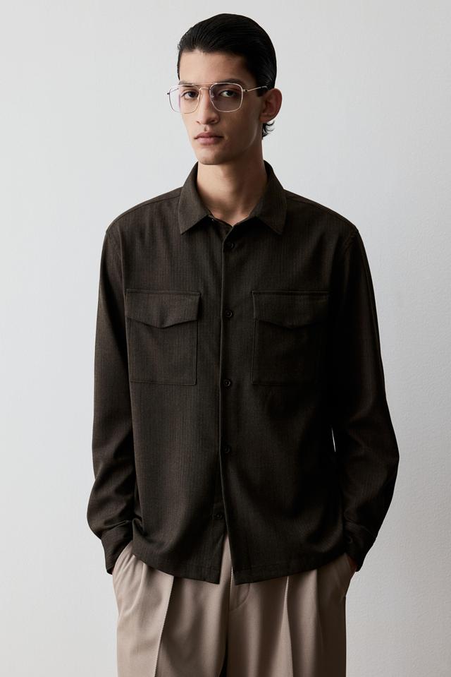 Regular Fit Utility Overshirt Product Image