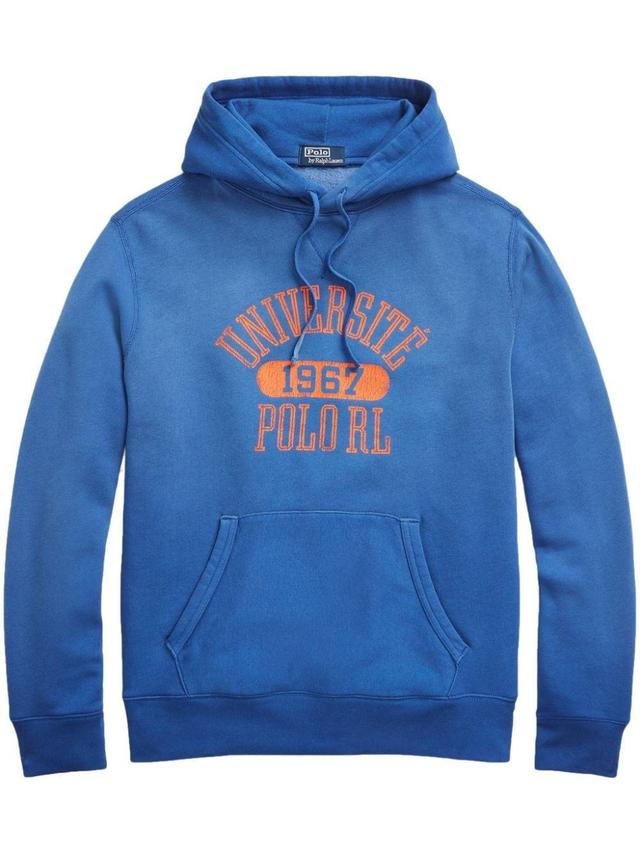 Hoodie Mit Logo-print In Blau Product Image