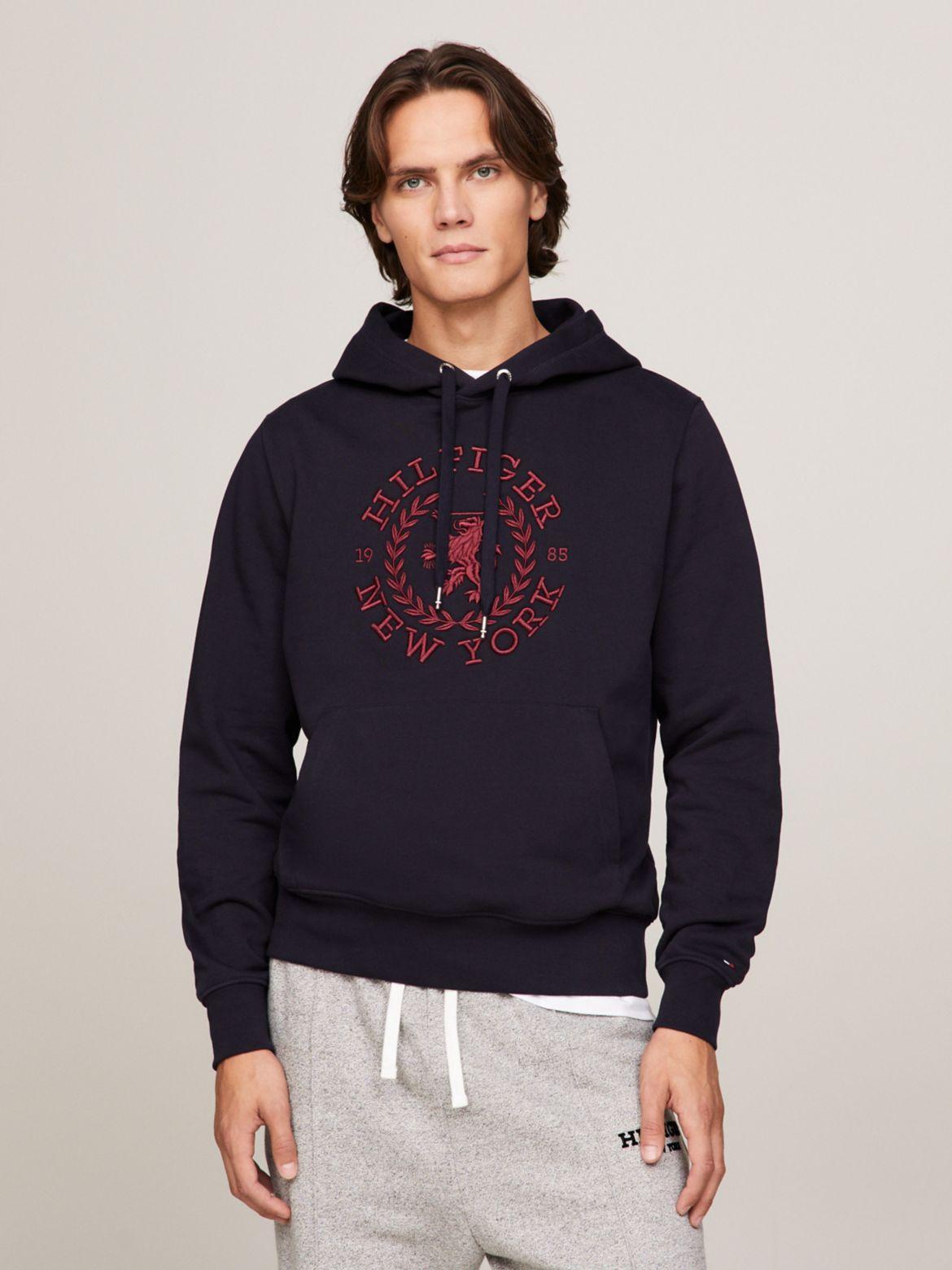 Tommy Hilfiger Men's Embroidered Heritage Logo Hoodie Product Image