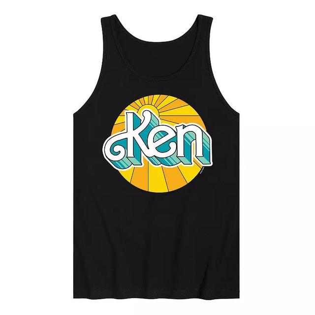 Mens Barbie Ken Sunburst Tank Top Black Product Image