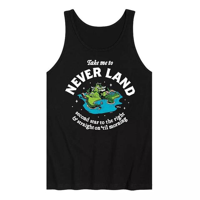 Disneys Peter Pan Mens Never Land Graphic Tank Top Product Image