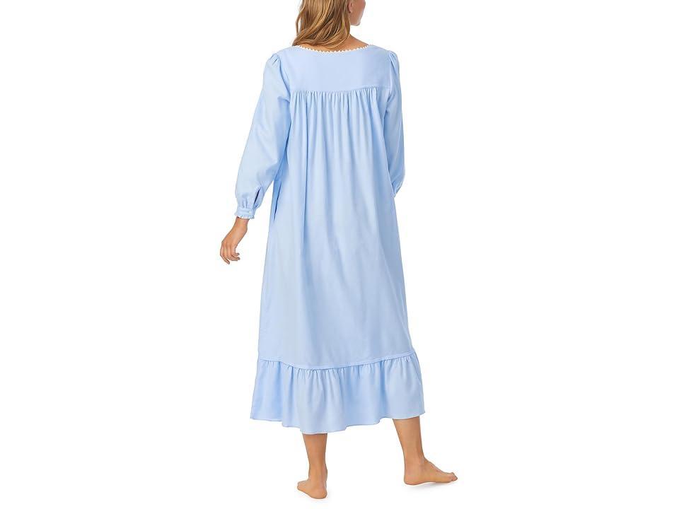 Eileen West Cotton Rayon Flannel Long Sleeve Ballet Gown Women's Pajama Product Image