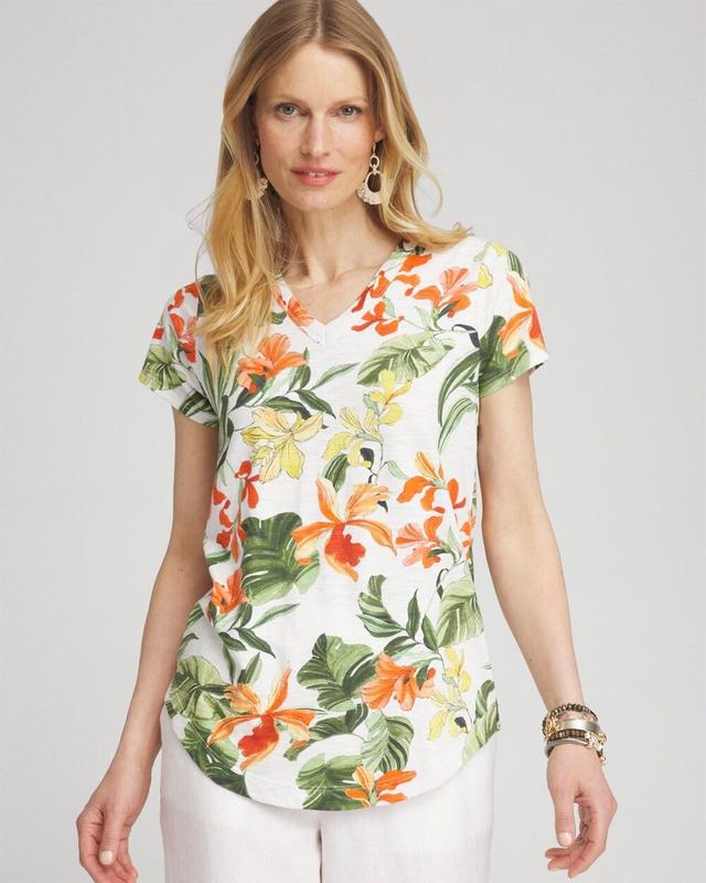 Women's Orchid Cap Sleeve Tee Product Image