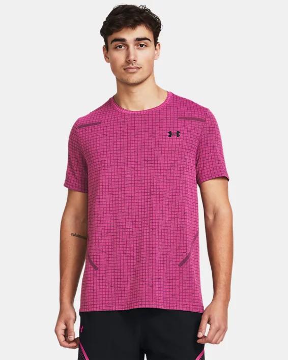 Mens UA Seamless Grid Short Sleeve Product Image