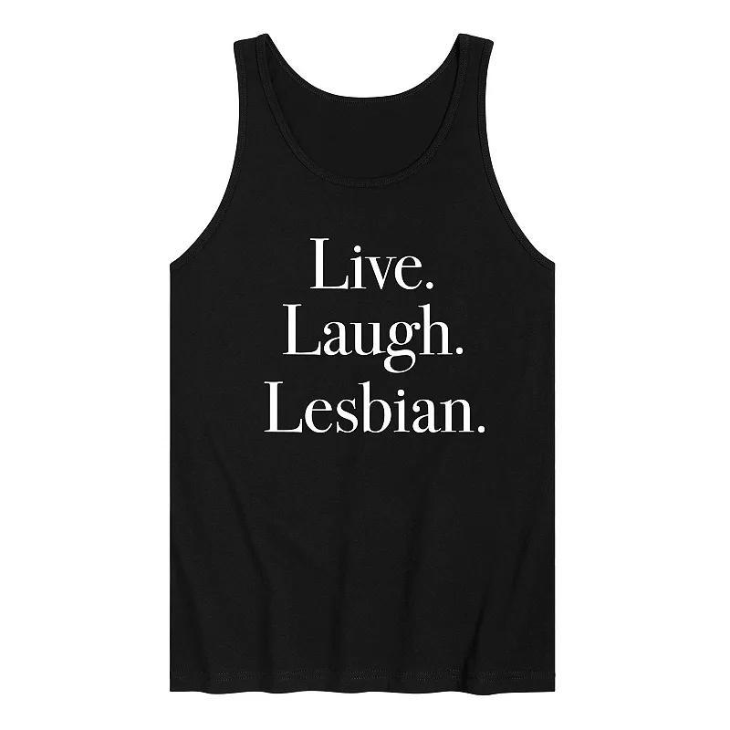 Mens Live Laugh Lesbian Tank Top Product Image