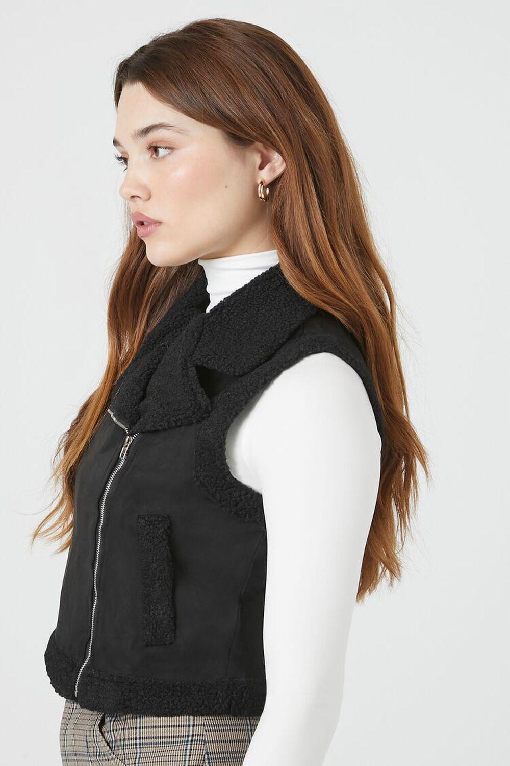 Faux Shearling & Suede Vest | Forever 21 Product Image