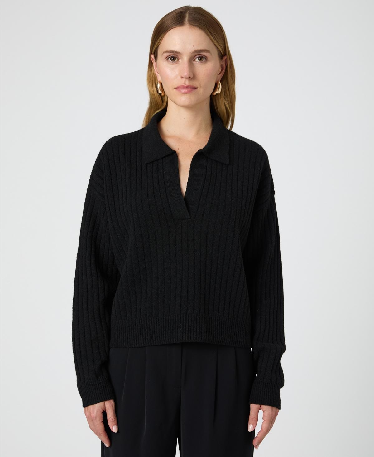 French Connection Womens Vhari Collared Long-Sleeve Sweater Product Image