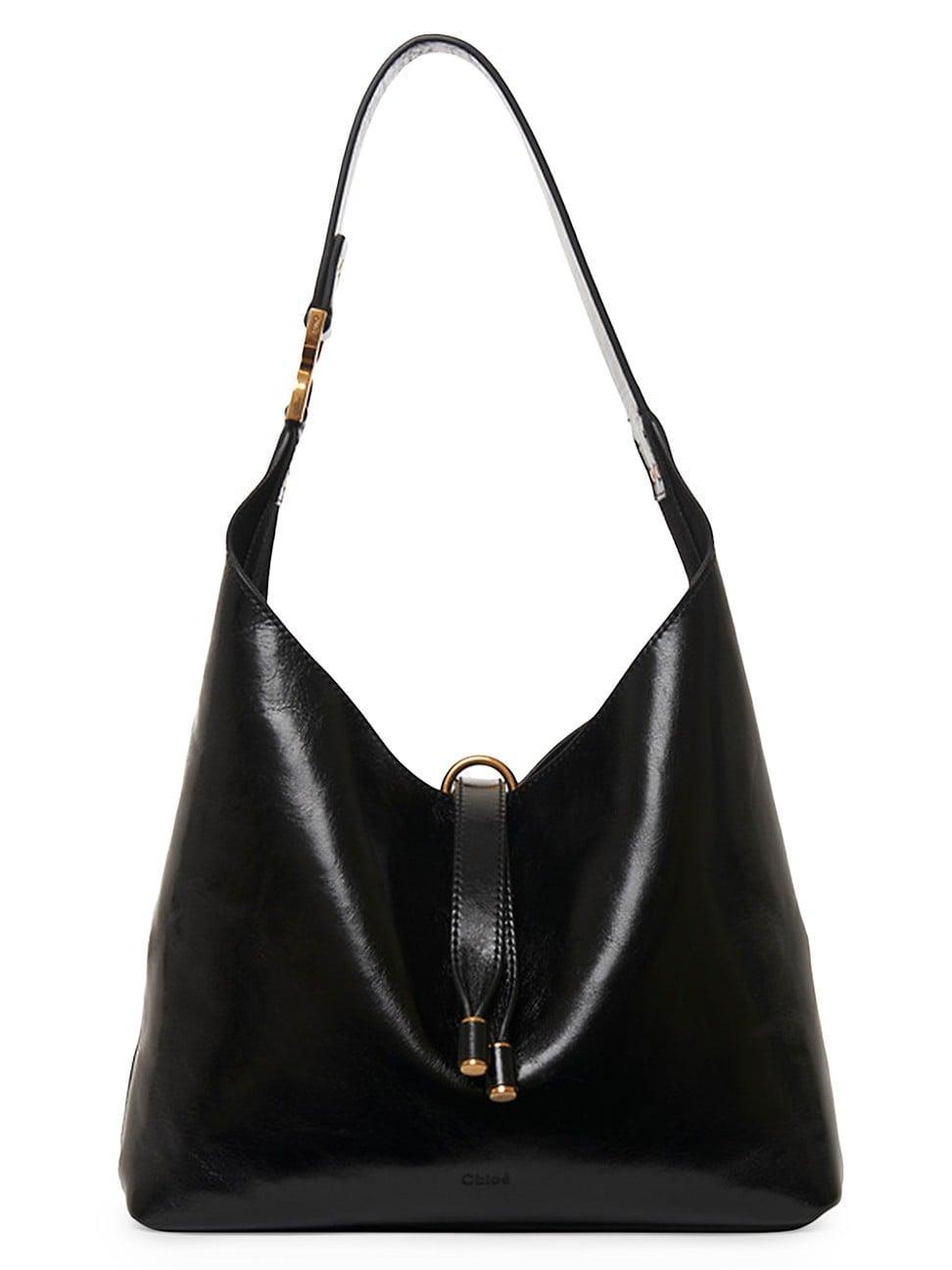 Womens Small Marcie Leather Hobo Bag Product Image