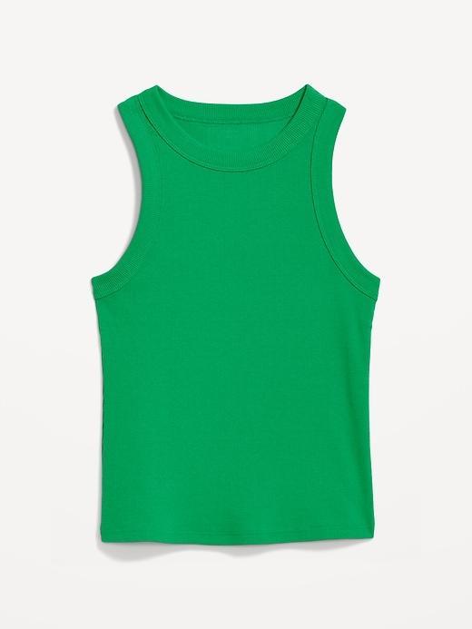 Snug Cropped Tank Top for Women Product Image