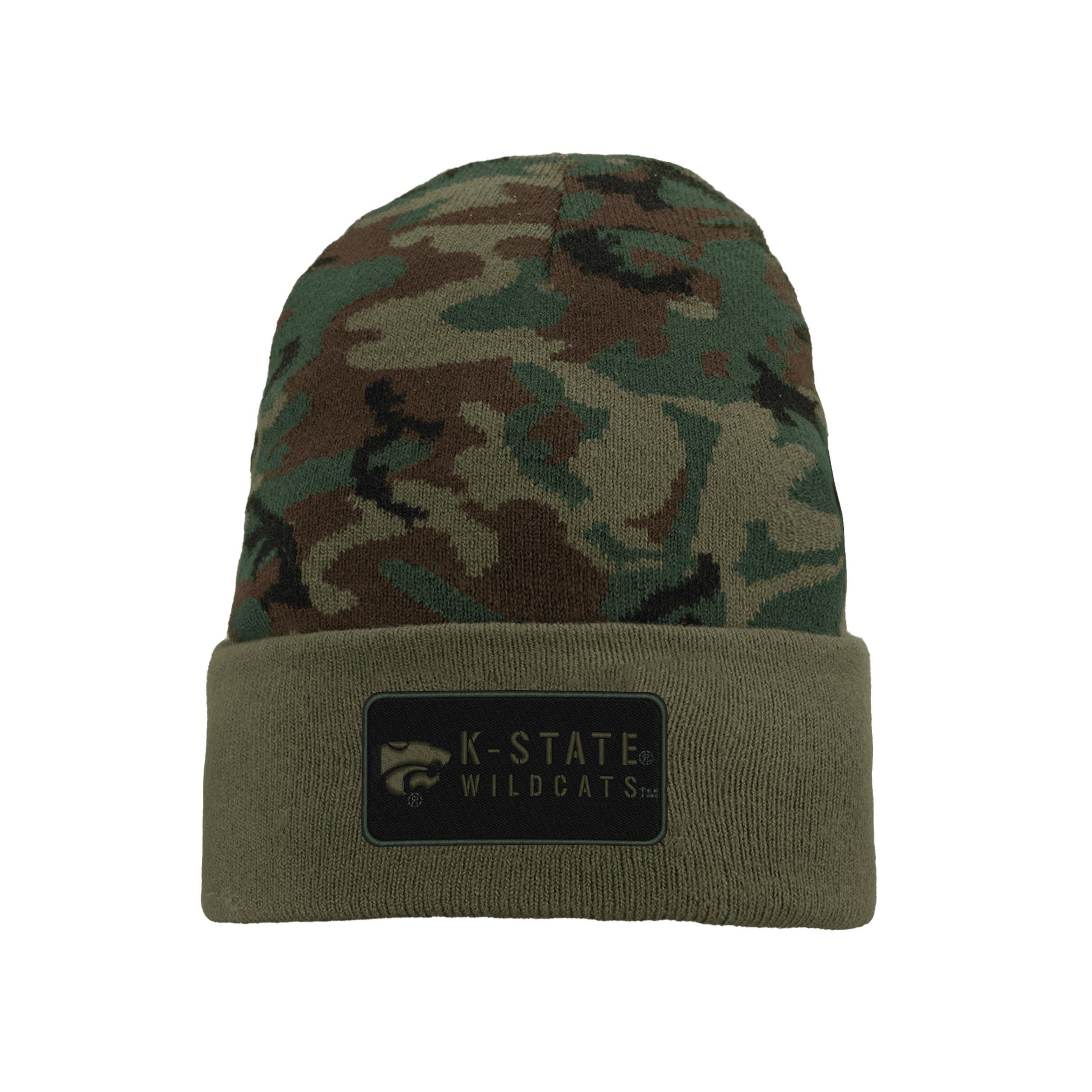 Jordan Brand Mens Nike Camo Michigan Wolverines Military Pack Cuffed Knit Hat Product Image