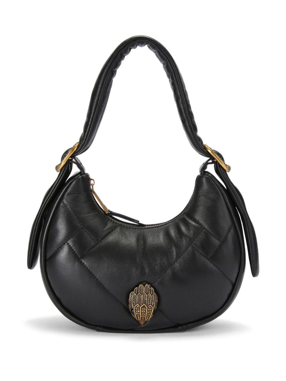 KURT GEIGER Small Kensington Hobo Puff Leather Shoulder Bag In Black Product Image