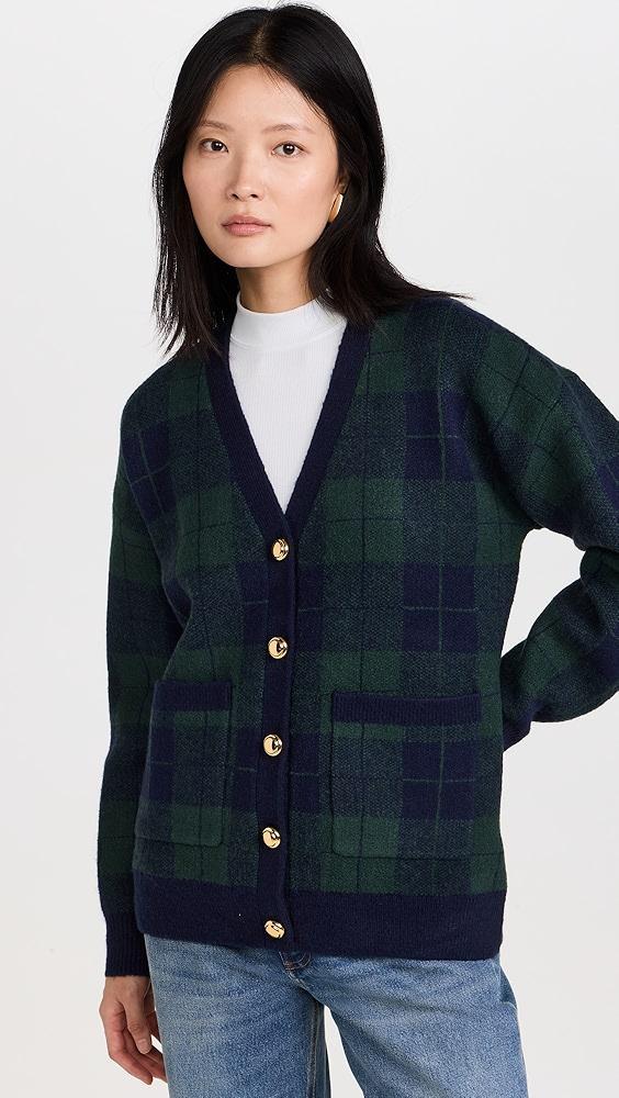 English Factory Check Cardigan | Shopbop product image