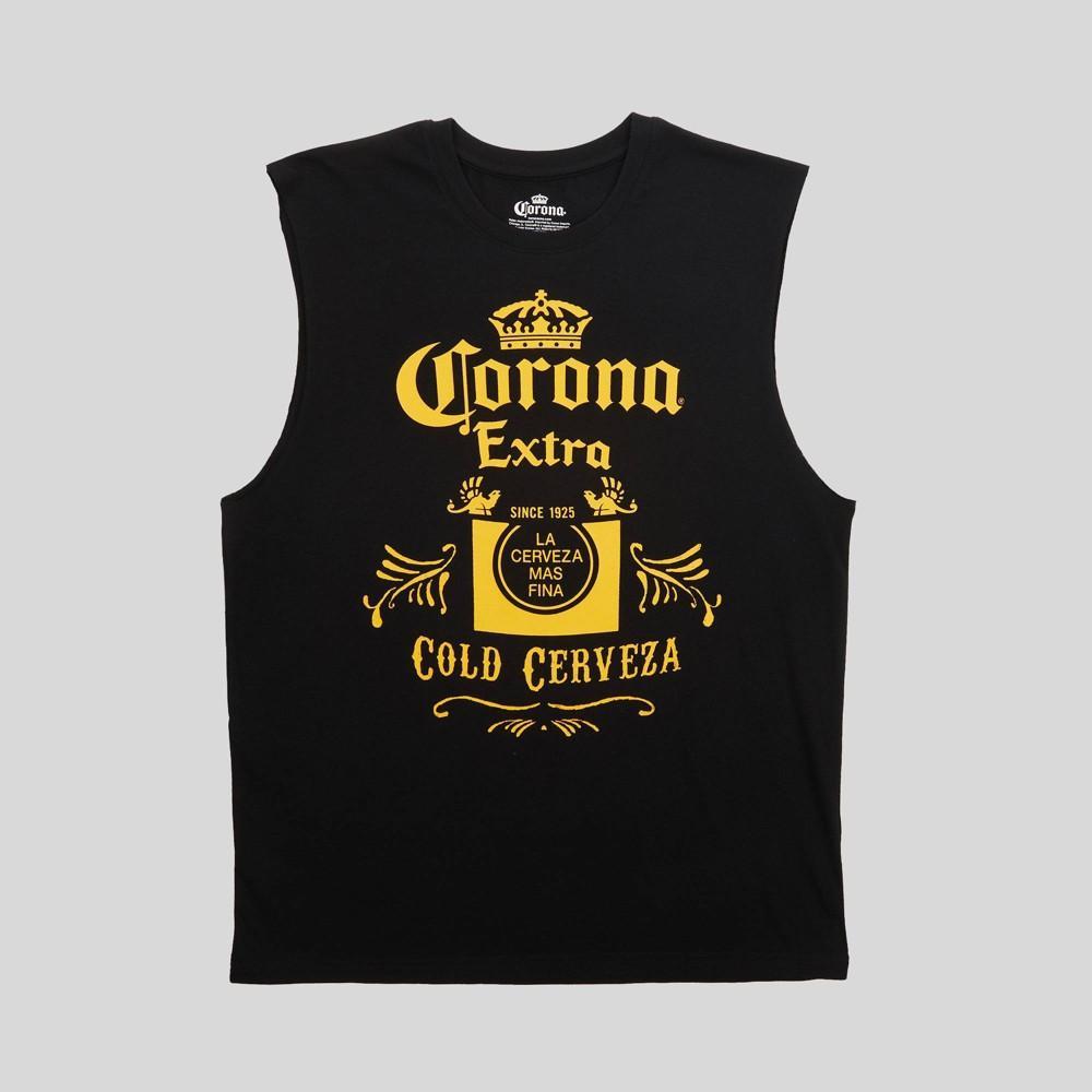 Mens Corona Muscle Tank Top - Black Product Image