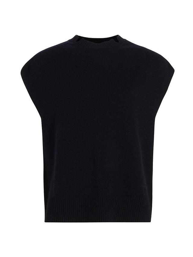 Loulou Studio Sagar Cap Sleeve Wool & Cashmere Sweater Product Image