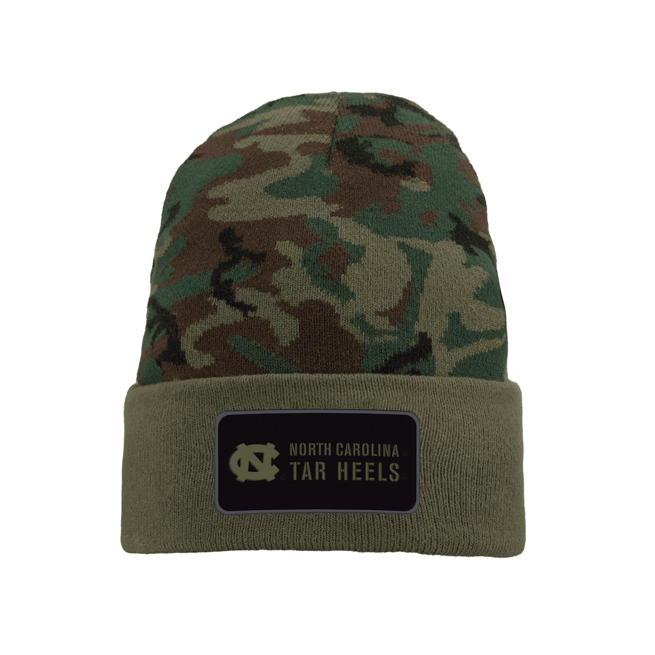 Jordan Brand Mens Nike Camo Michigan Wolverines Military Pack Cuffed Knit Hat Product Image