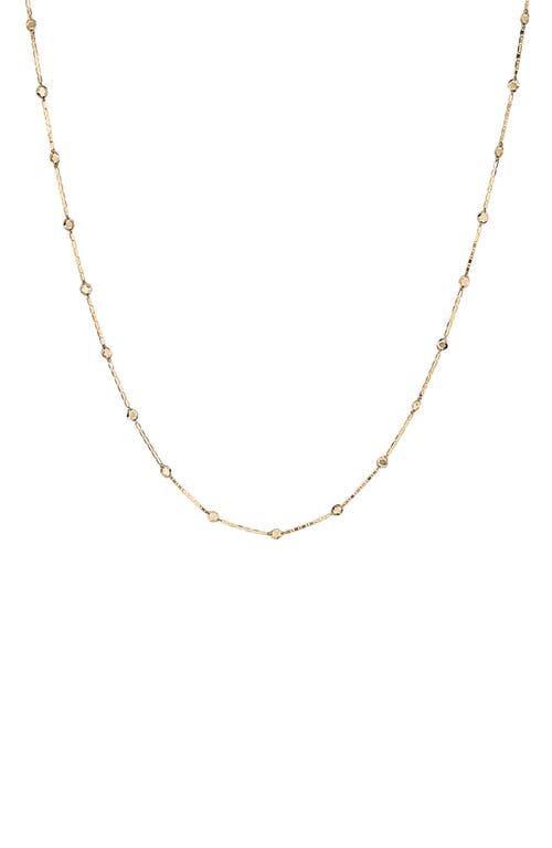 Womens Malibu Petite 14K Yellow Gold Disc Necklace Product Image