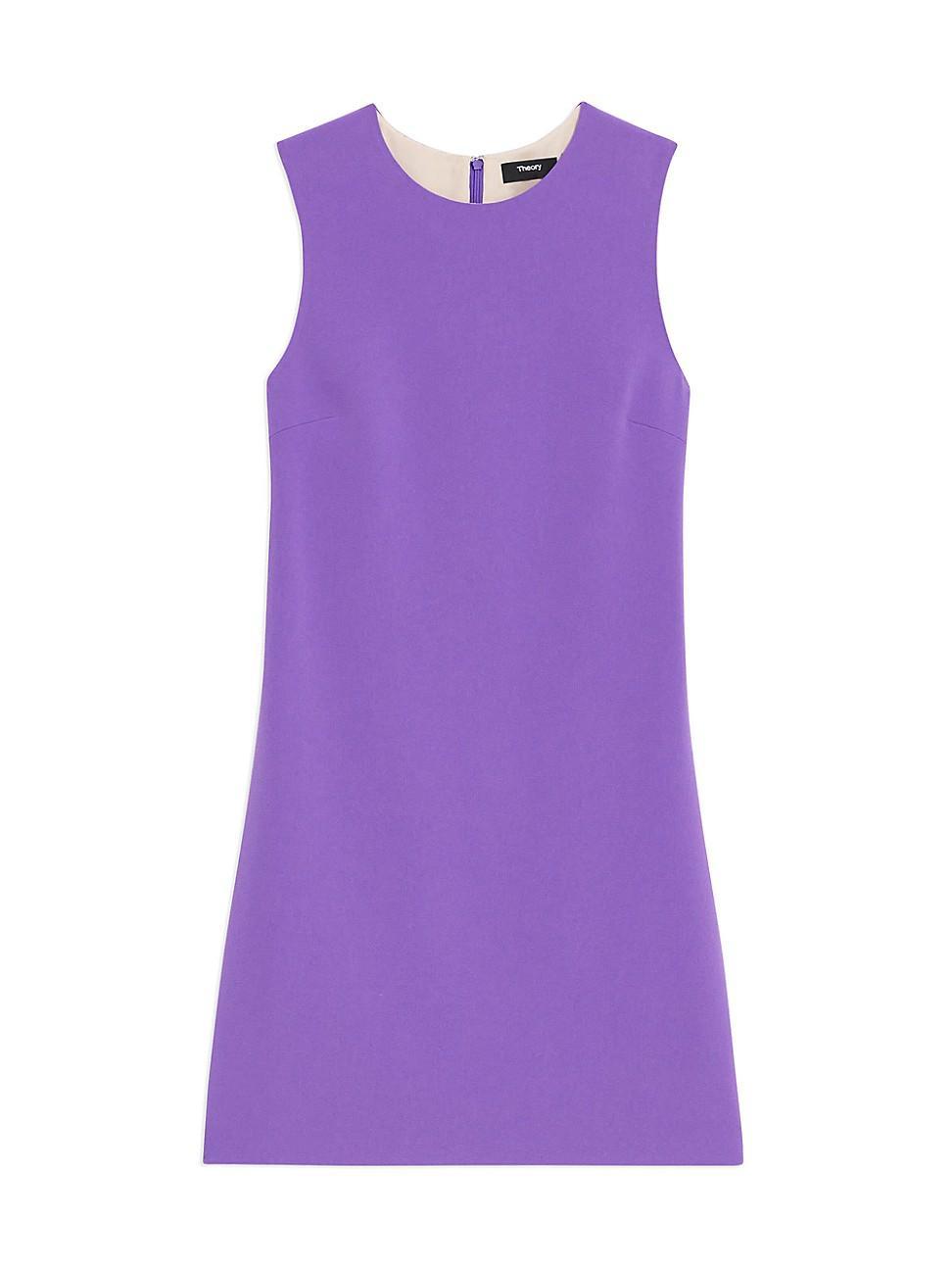 Womens Crepe Shift Minidress Product Image