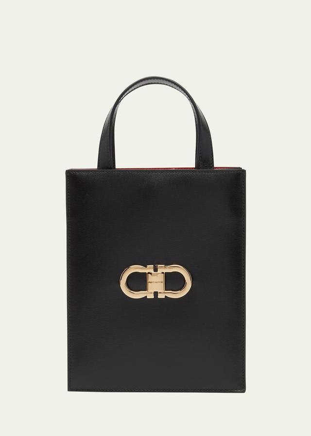 Double Gancio Bicolor Mini Tote Bag Product Image