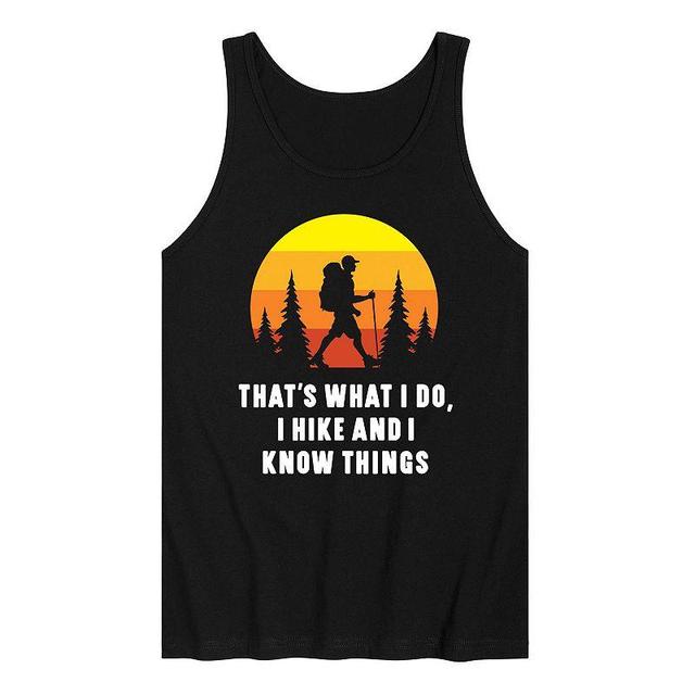 Mens Hike And Know Things Tank Top Product Image