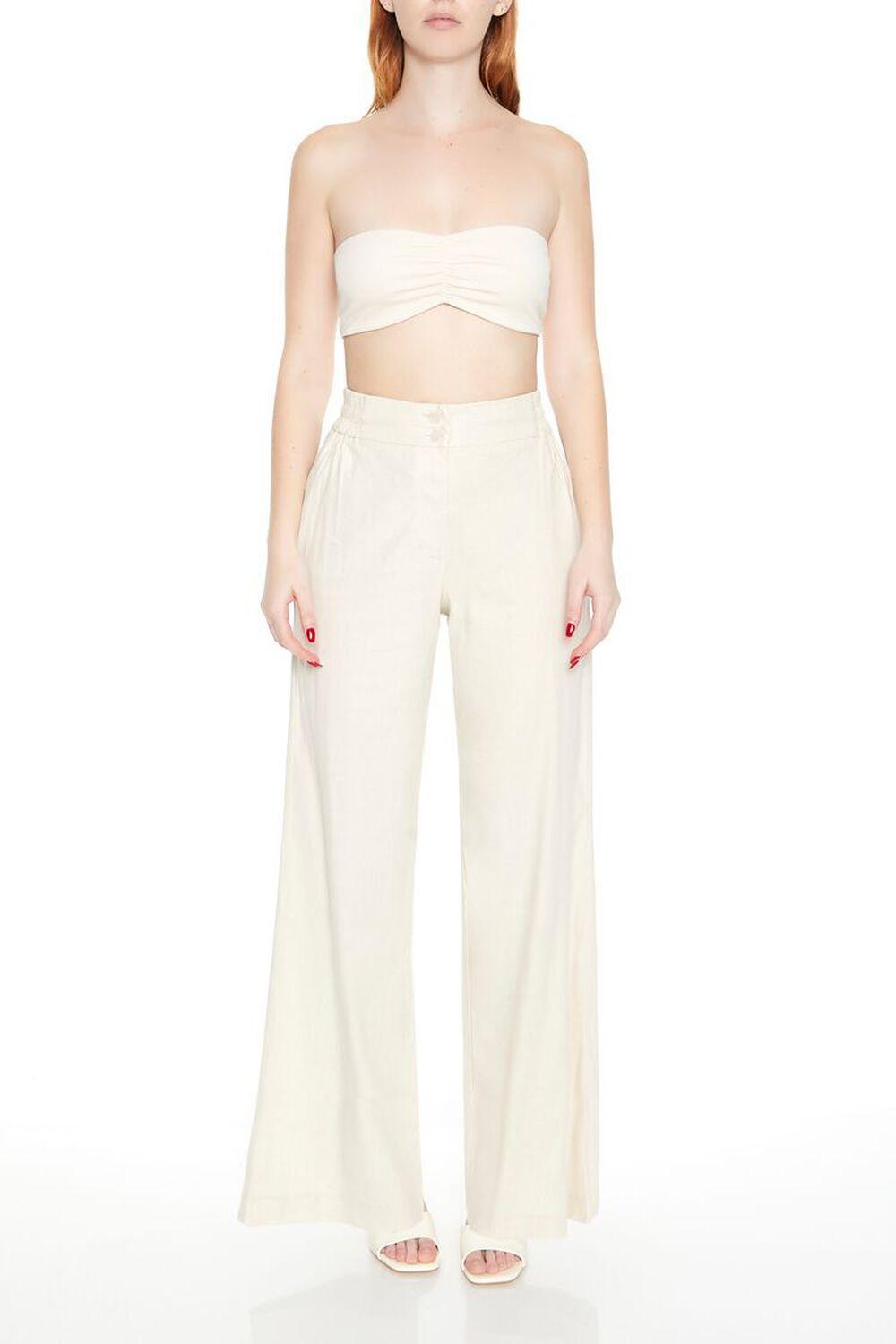 Mid-Rise Wide-Leg Pants | Forever 21 Product Image