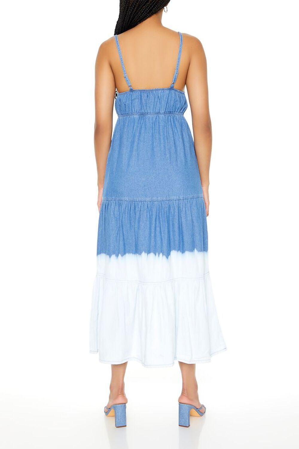 Denim Dip-Dye Cami Maxi Dress | Forever 21 Product Image