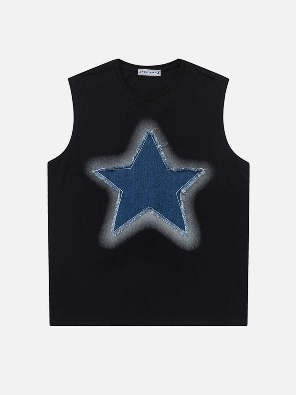 Aelfric Eden Denim Star Tank Top product image