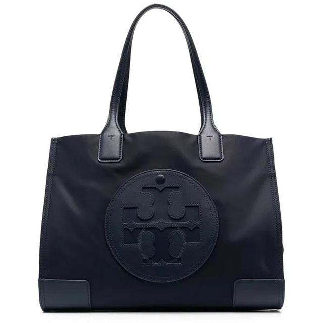 TORY BURCH Small Ella Tote Bag-navy Blue Product Image