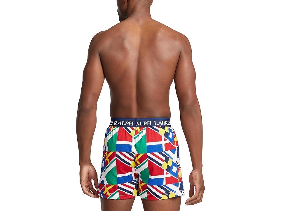 Polo Ralph Lauren Exposed Waistband Knit Boxer Men's Underwear Product Image