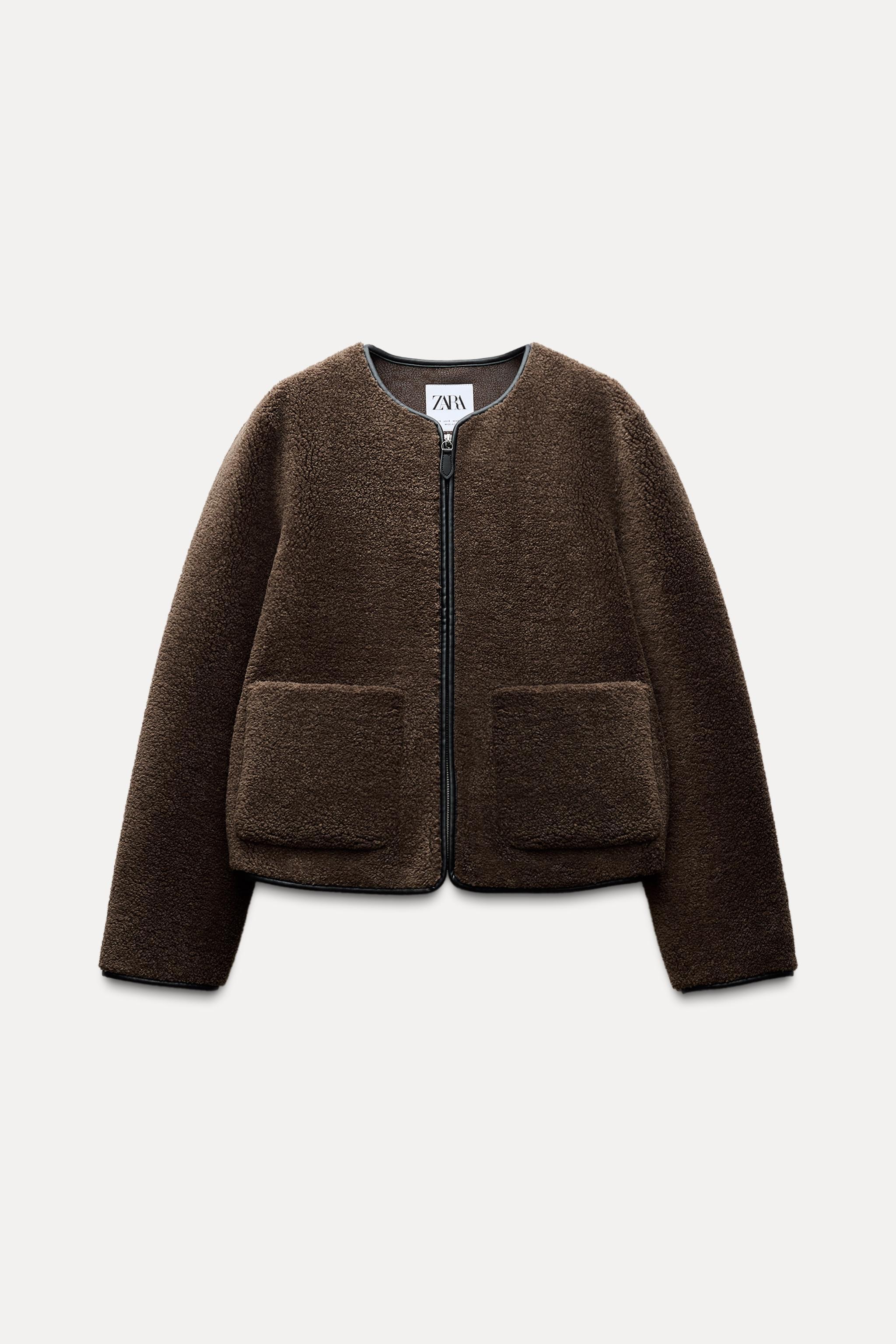 JACKET WITH FAUX SHEARLING Product Image