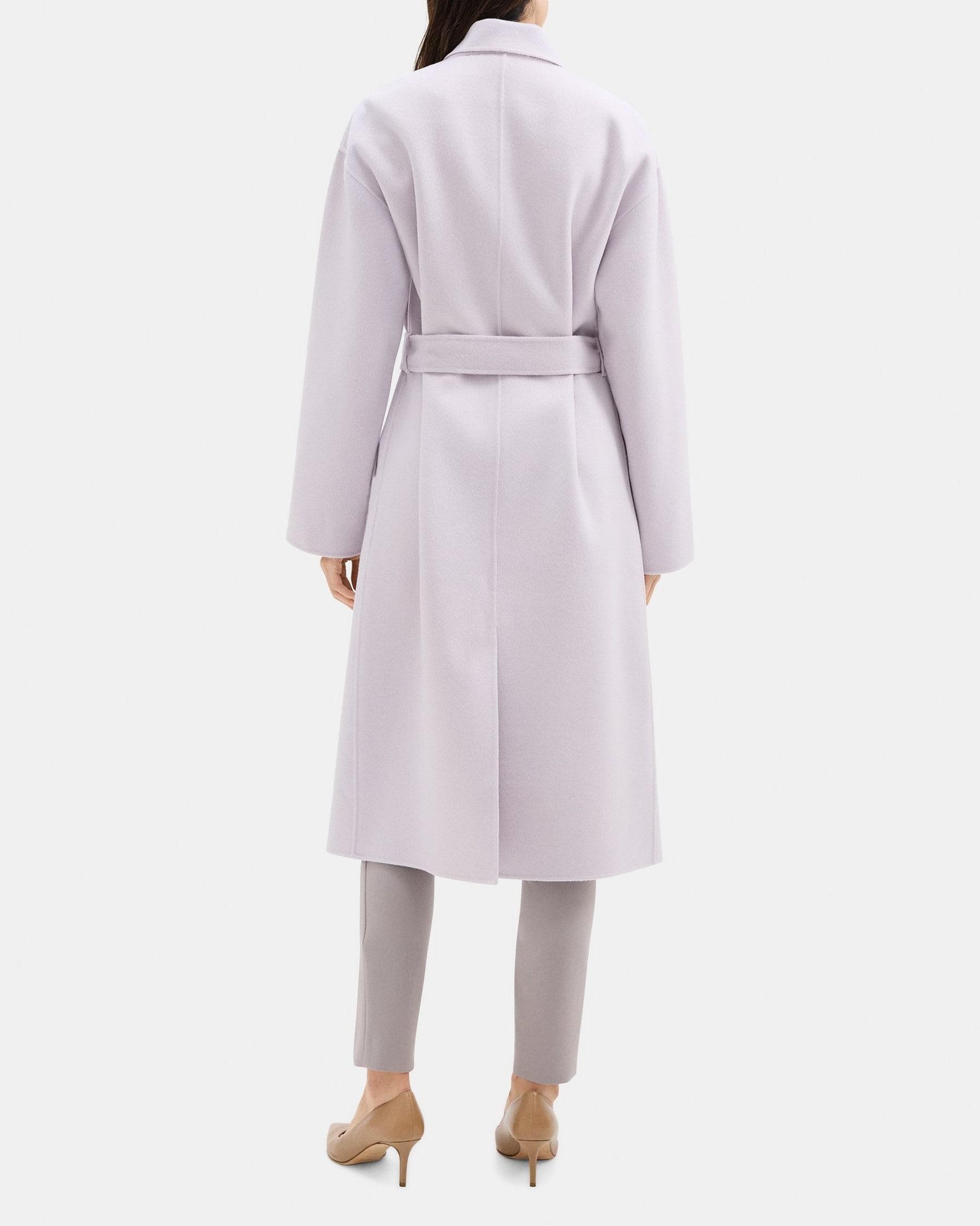 Robe Coat in Double-Face Wool-Cashmere Product Image