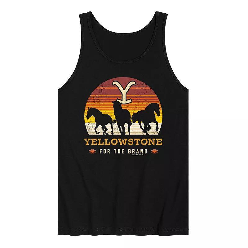 Mens Yellowstone Wild Horses Tank Top Product Image