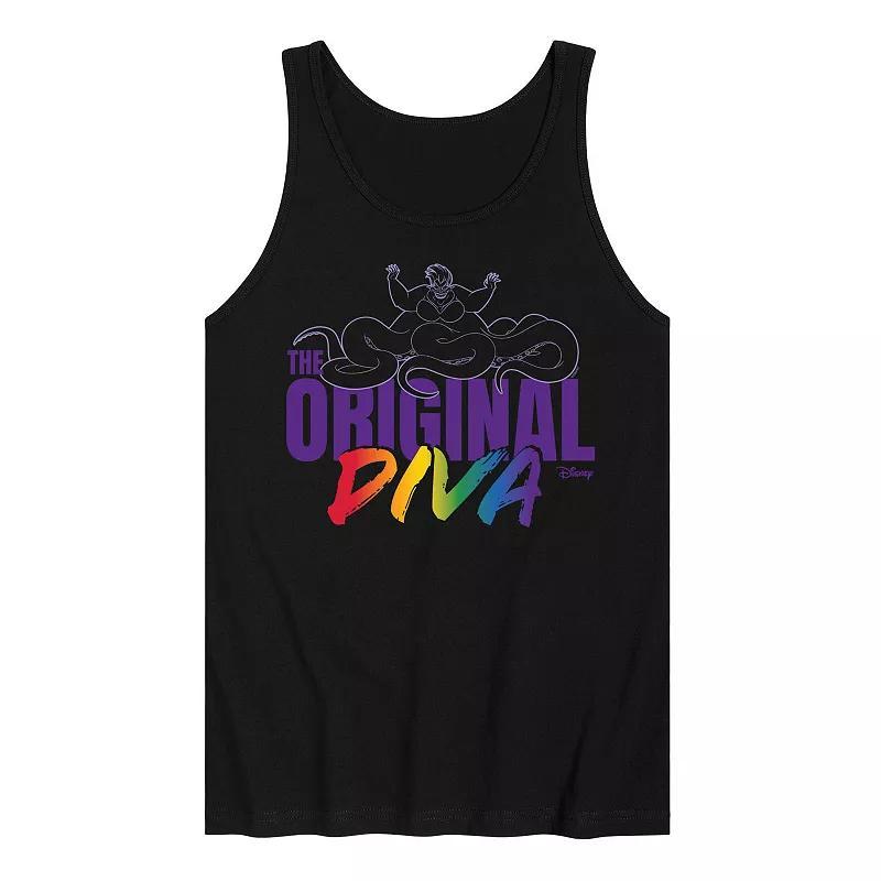 Disney Villains The Little Mermaid Ursula Mens Original Diva Graphic Tank Top Product Image