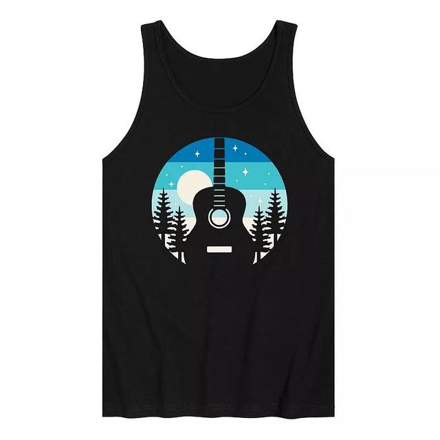 Mens Retro Guitar Nature Tank Top Product Image