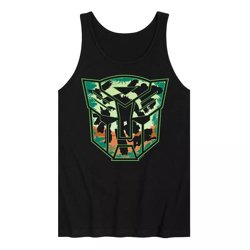 Mens Transformers Autobot Jungle Logo Graphic Tank Product Image