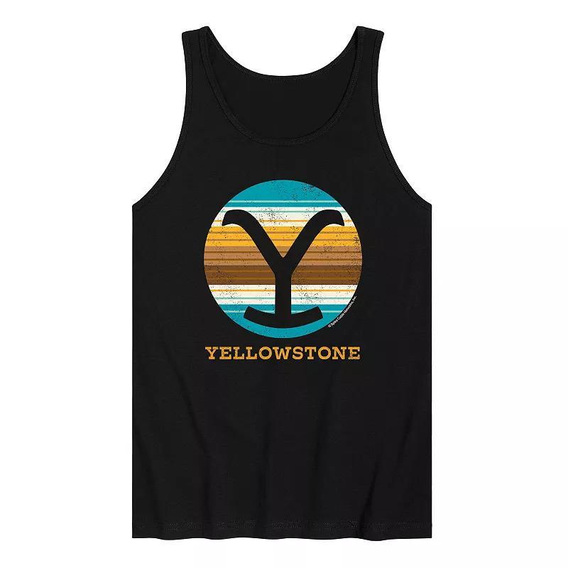 Mens Yellowstone Y Brand Blanket Tank Black Product Image