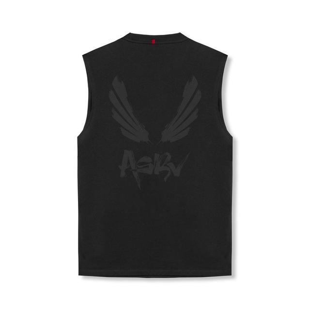 0807. Tech Essential™ Relaxed Cutoff - Black/Black "Brush Wings/ASRV" Product Image