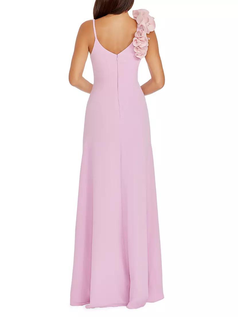 Camelia Ruched Maxi Wrap Dress Product Image