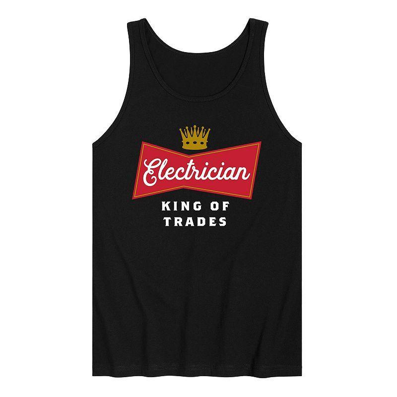 Mens Electrician King Of Trades Tank Top Product Image