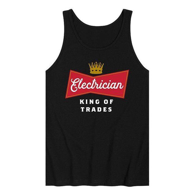 Mens Electrician King Of Trades Tank Top Product Image