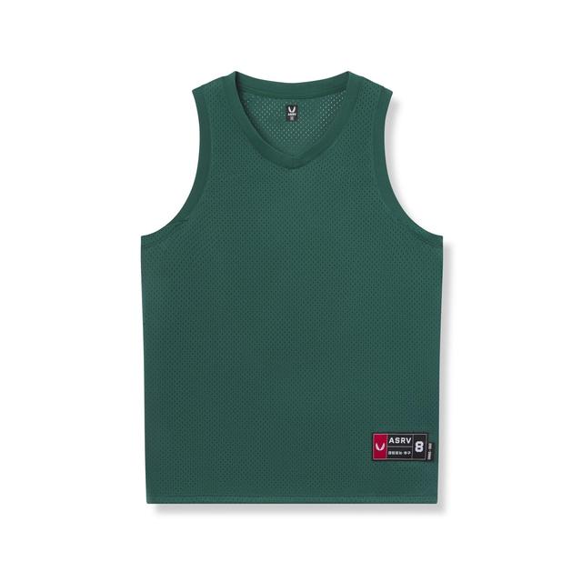 0990. Ion-Mesh Basketball Jersey - Forest Green Product Image