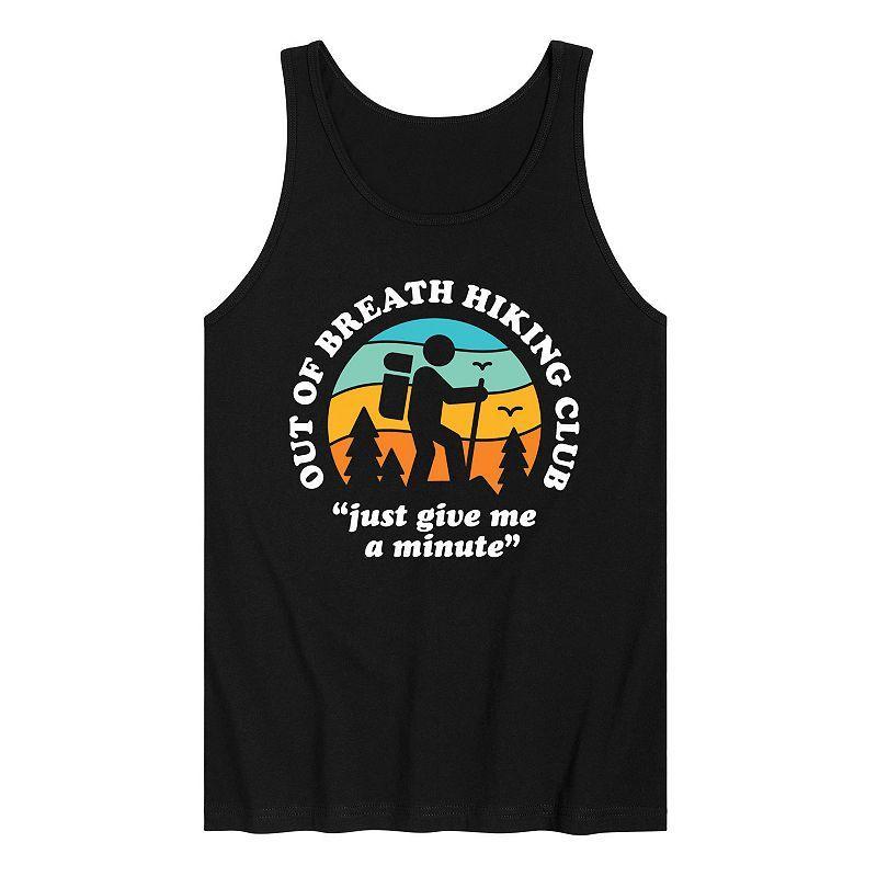 Mens Out Of Breath Hiking Club Tank Top Product Image