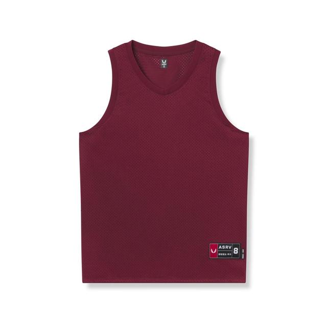 0990. Ion-Mesh Basketball Jersey - Crimson Red Product Image