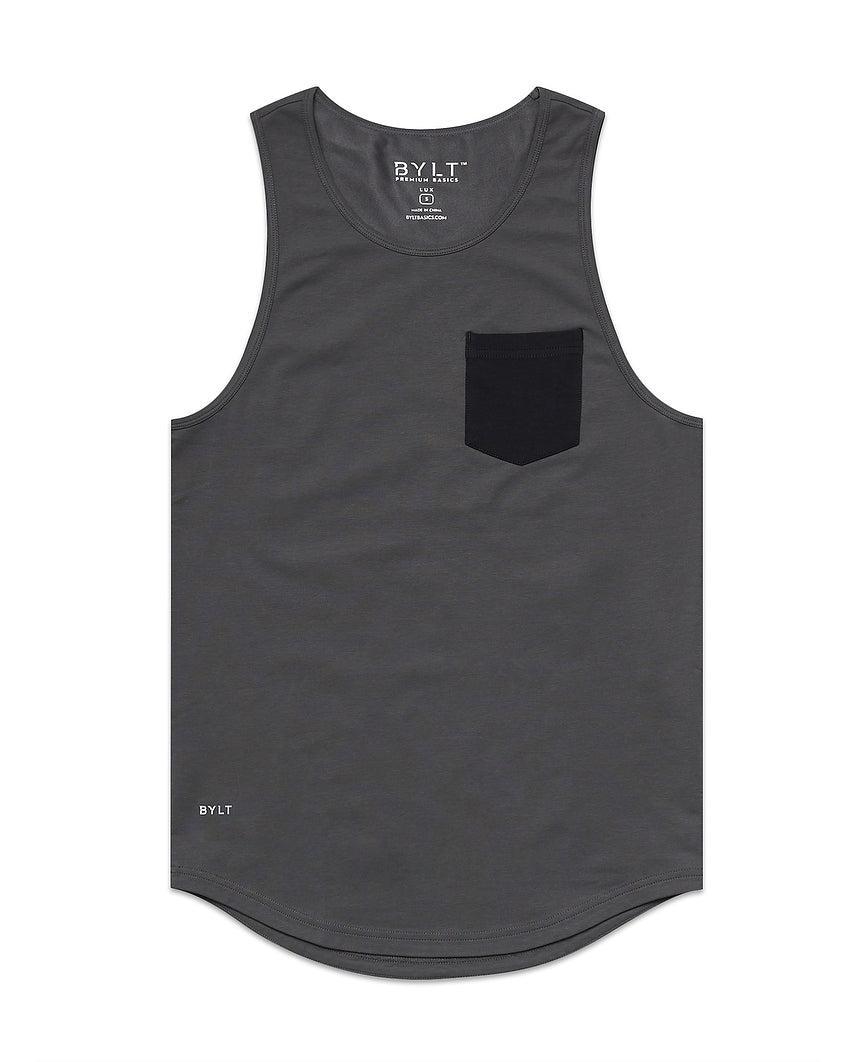 LUX Drop-Cut Pocket Tank Product Image