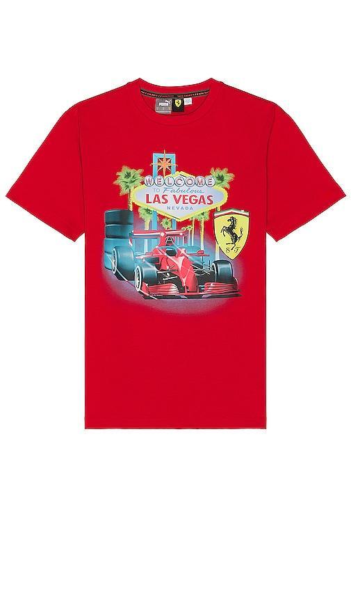 Puma Select Ferrari x Joshua Vides Tee Red. (also in L, M, S). Product Image